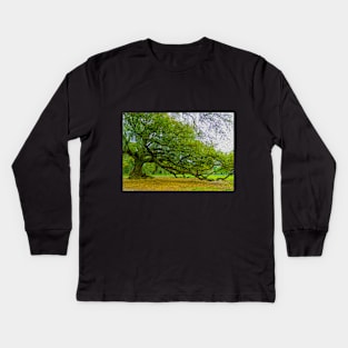 Tree of Life Digital Art New Orleans Kids Long Sleeve T-Shirt